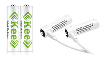 Load image into Gallery viewer, Kee AA Fast Charging Lithium-ion Rechargeable Batteries – 4 Pack - Kee Rechargeable Battery