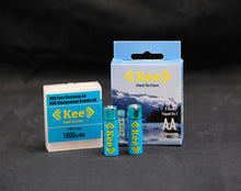 Load image into Gallery viewer, Kee AA USB Fast Charging Lithium-ion Rechargeable Batteries – 2 Pack - Kee Rechargeable Battery