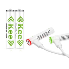 Load image into Gallery viewer, Kee AAA Fast Charging Lithium-ion Rechargeable Batteries – 4 Pack - Kee Rechargeable Battery
