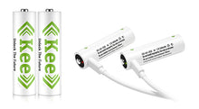 Load image into Gallery viewer, Kee AA Fast Charging Lithium-ion Rechargeable Batteries – 4 Pack - Kee Rechargeable Battery
